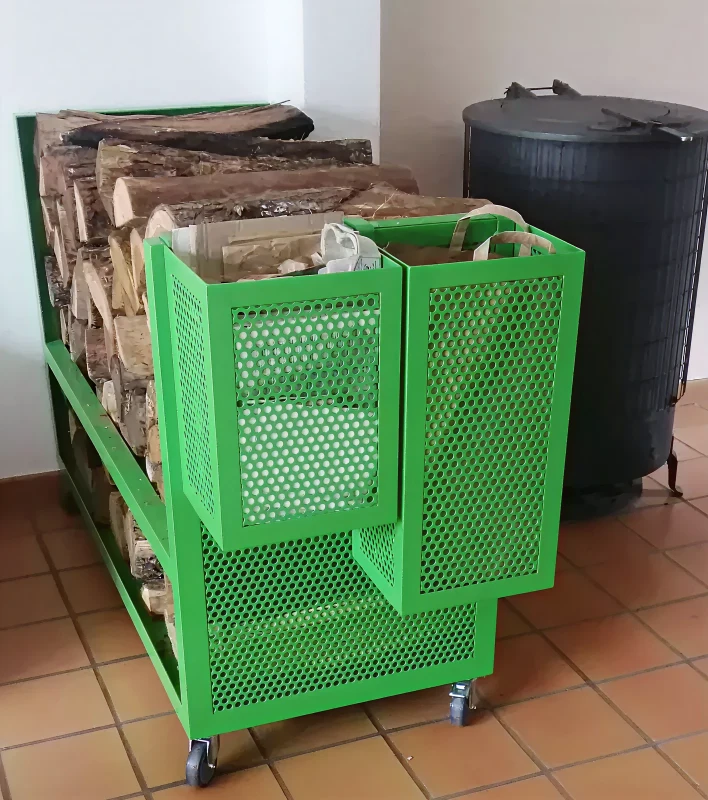 Amfer Meuble Sur Mesure A Orleans Porte Buches Avec Supports